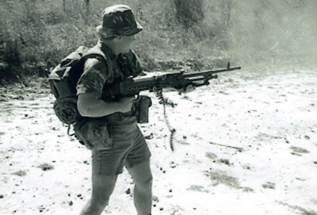 Боец 1-го батальона Родезийской лёгкой пехоты