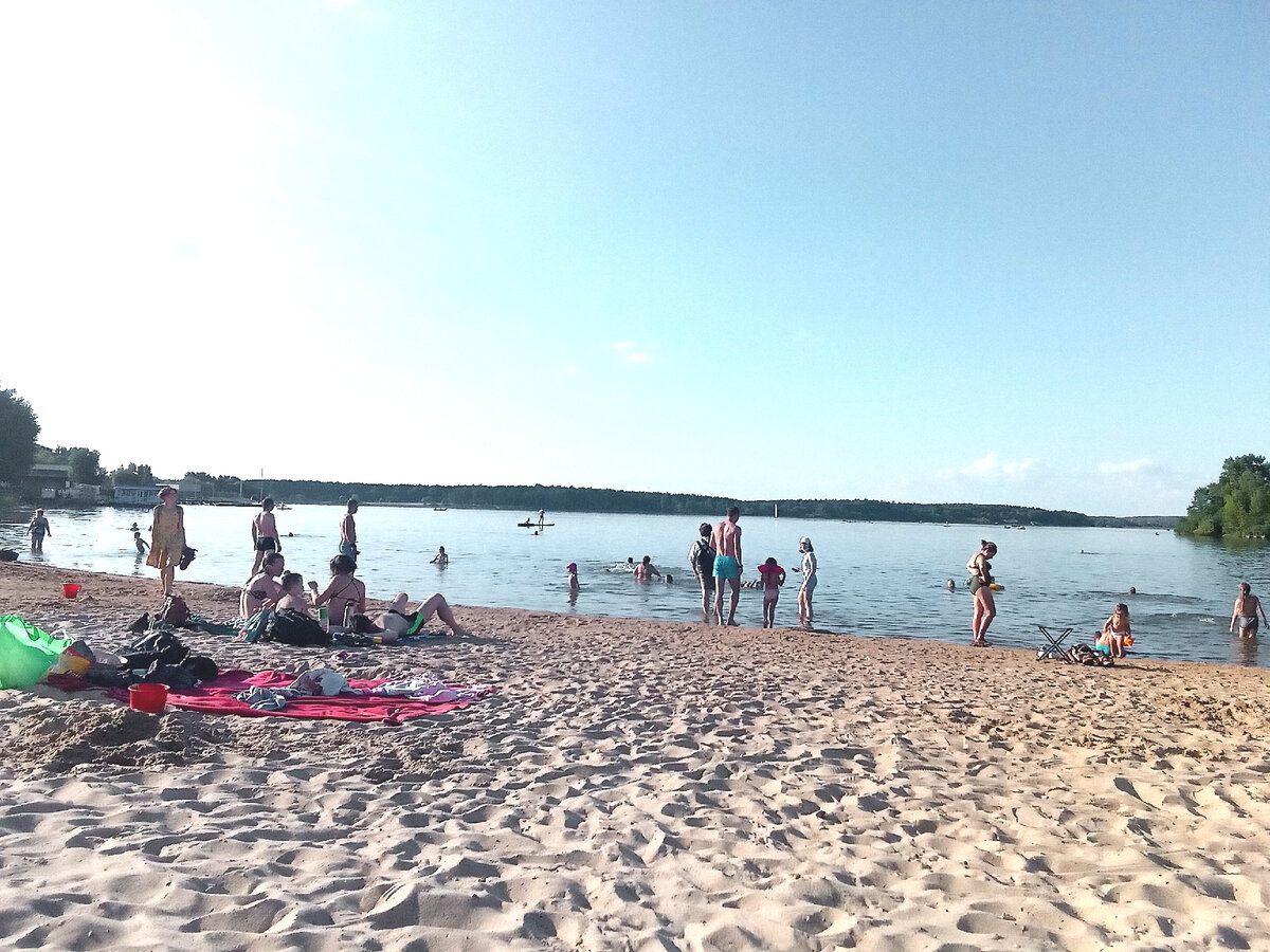 Так выглядит пляж. 