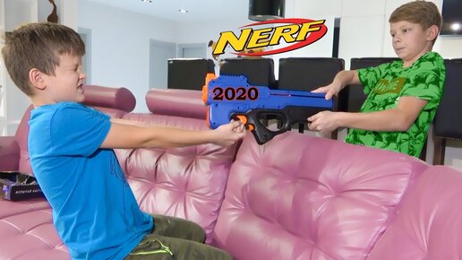 Арсений и Саша Не Могут  Поделить Nerf. Брос Шоу