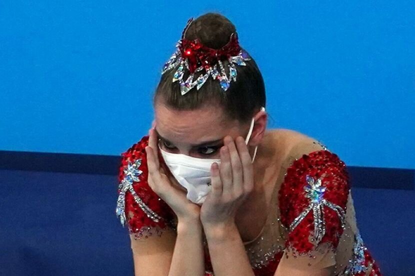 Дина Аверина в ожидании судейского решения