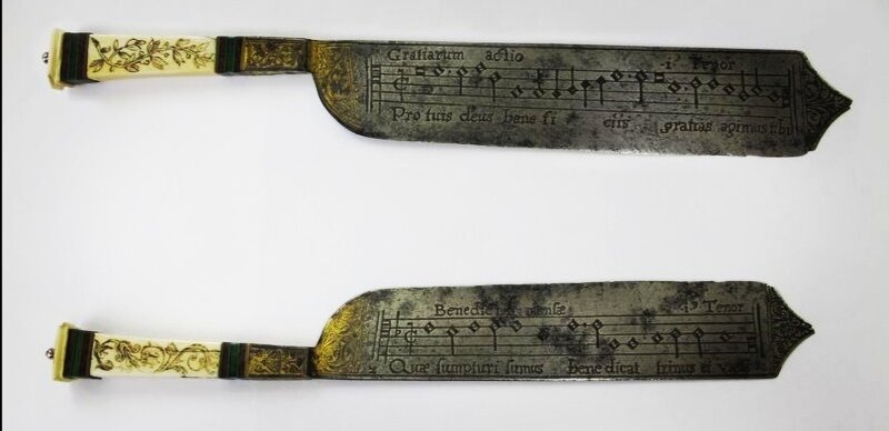 "Нотные" ножи 16 века