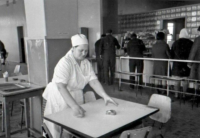 Советская столовая 70-е годы.