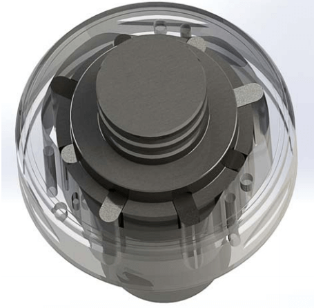 Лопаточный двигатель ротатора BALTROTORS