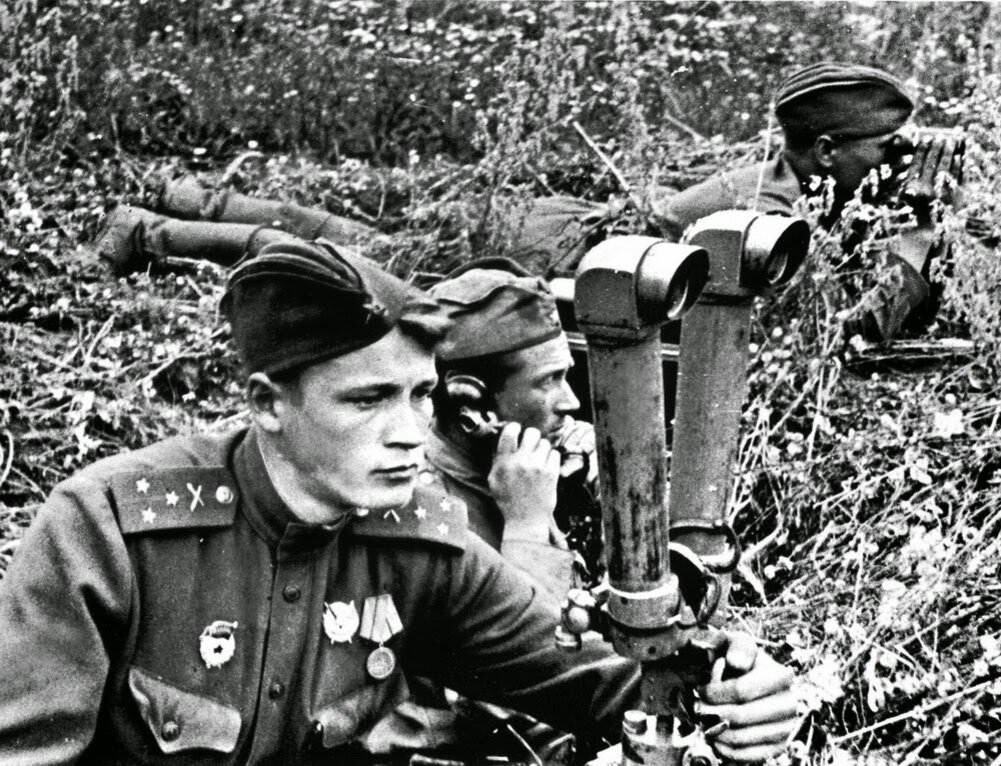 артиллерийская разведка в бою