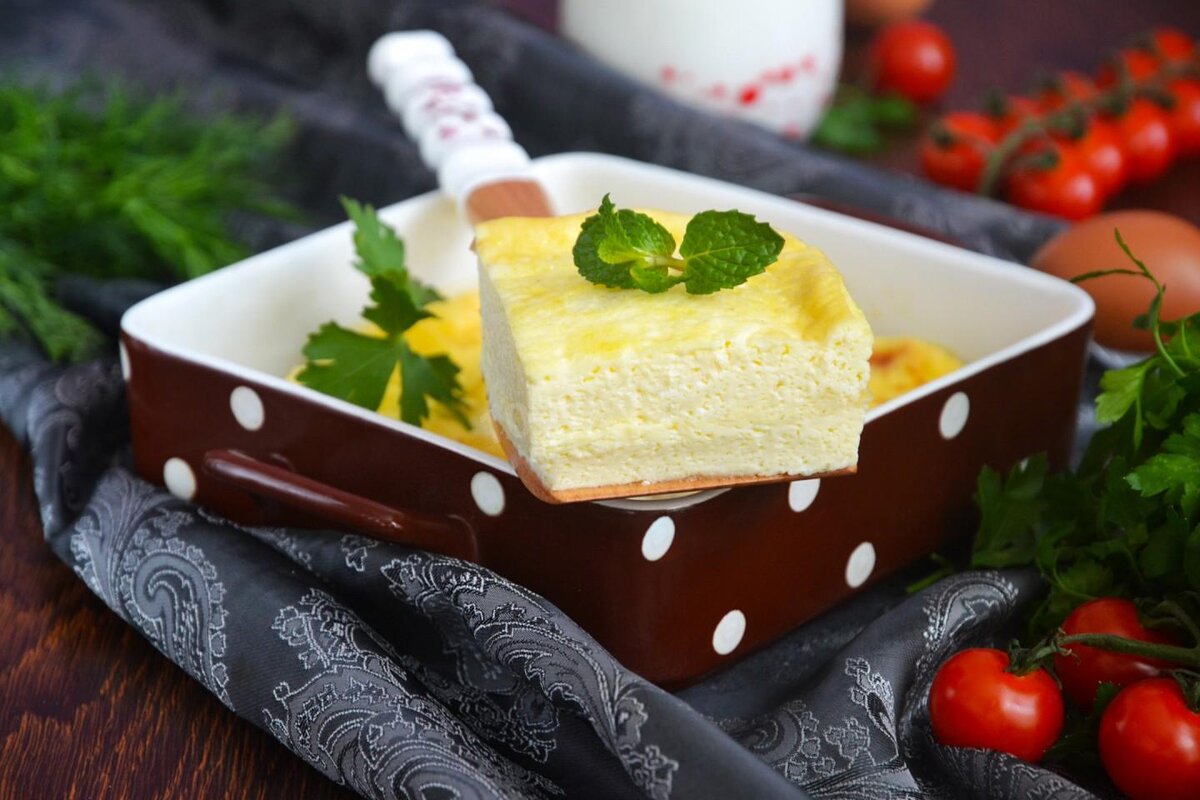омлет в духовке. пышный омлет. вкусный омлет в духовке пышный. запеканка из яиц. рисовая запеканка.