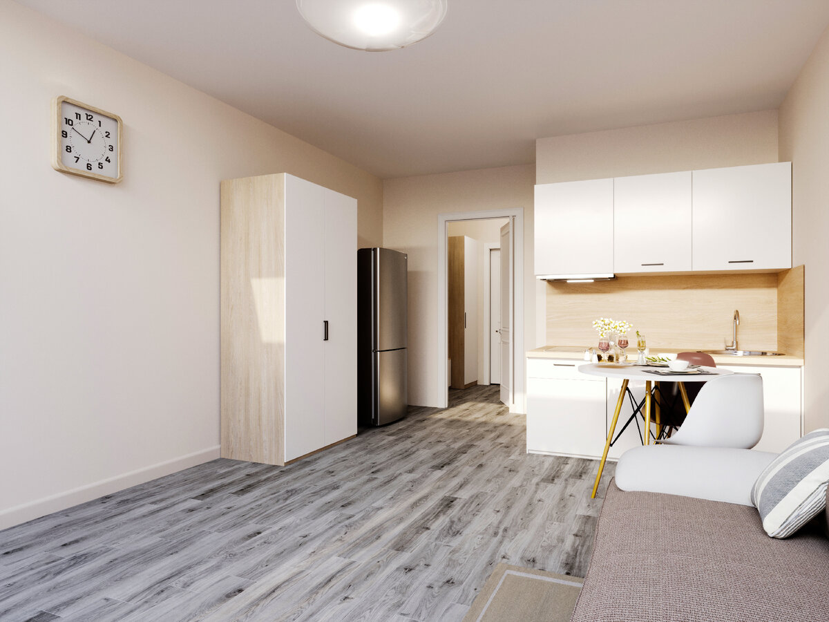 Так будет выглядеть ваша квартира-студия