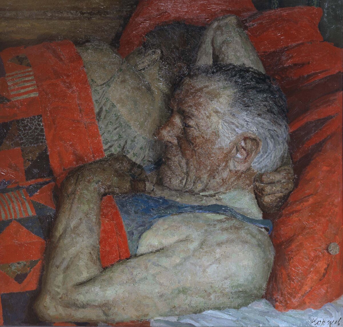 Г. Коржев. Старые раны. 1967 г.