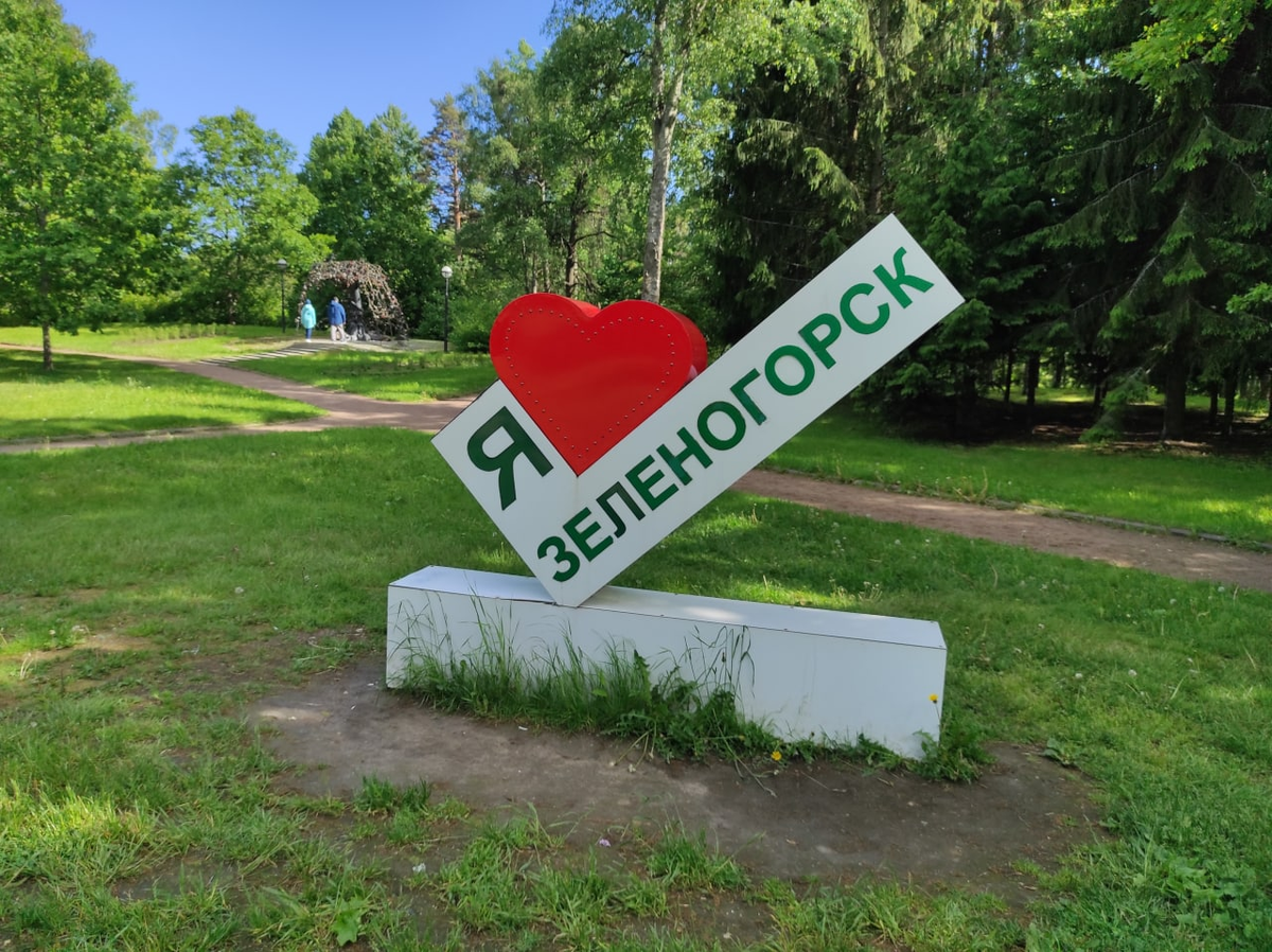 Где в Санкт-Петербурге большое количество зеленых зон и небольших  памятников. Прогулка по Зеленогорску | Вокруг Да около | Дзен