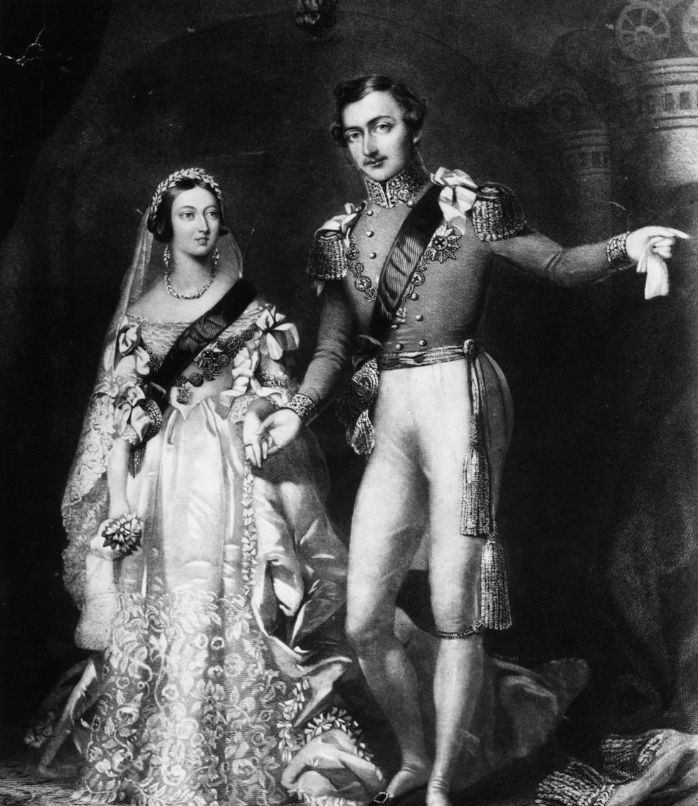 Свадебный портрет королевы Виктории и Принца Альберта, 1840