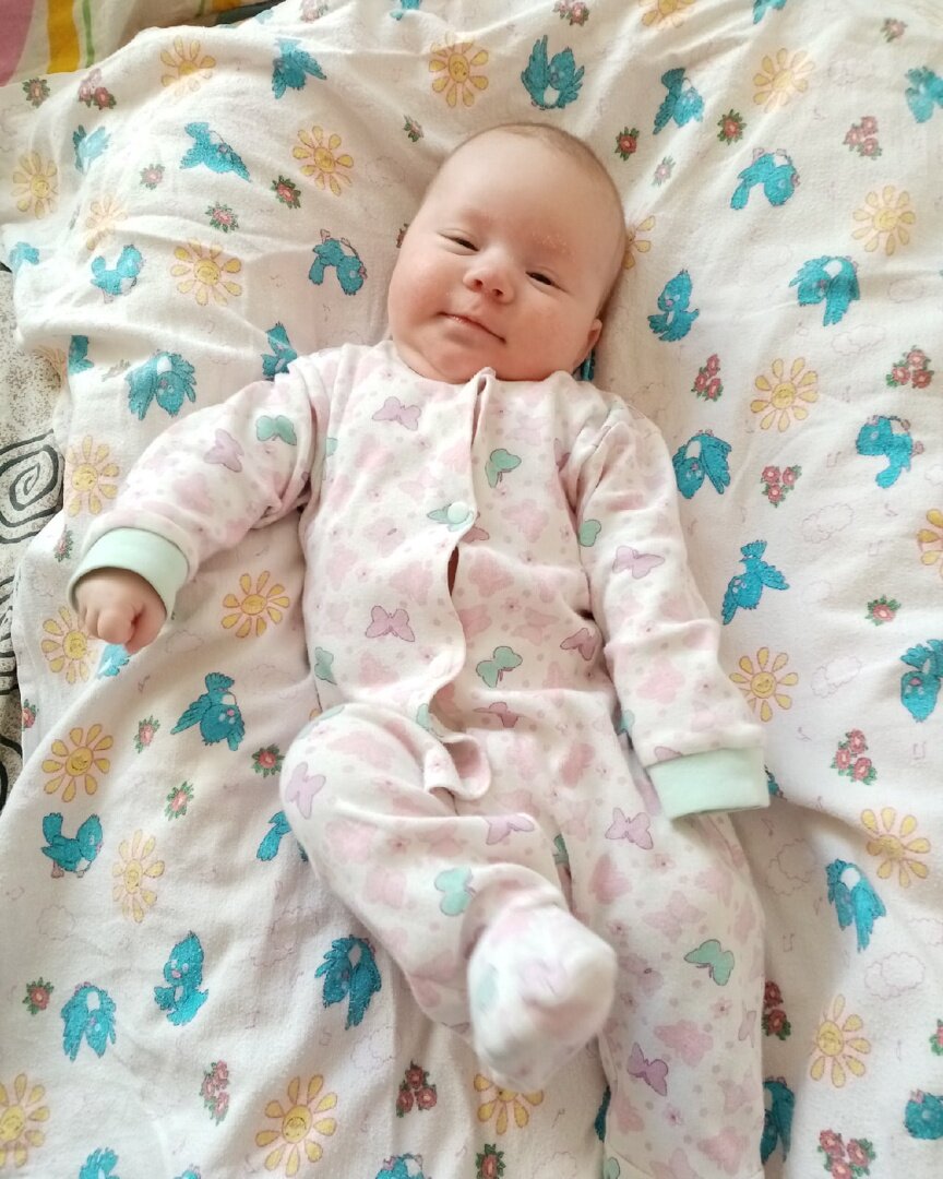 2 месяца Агаточке