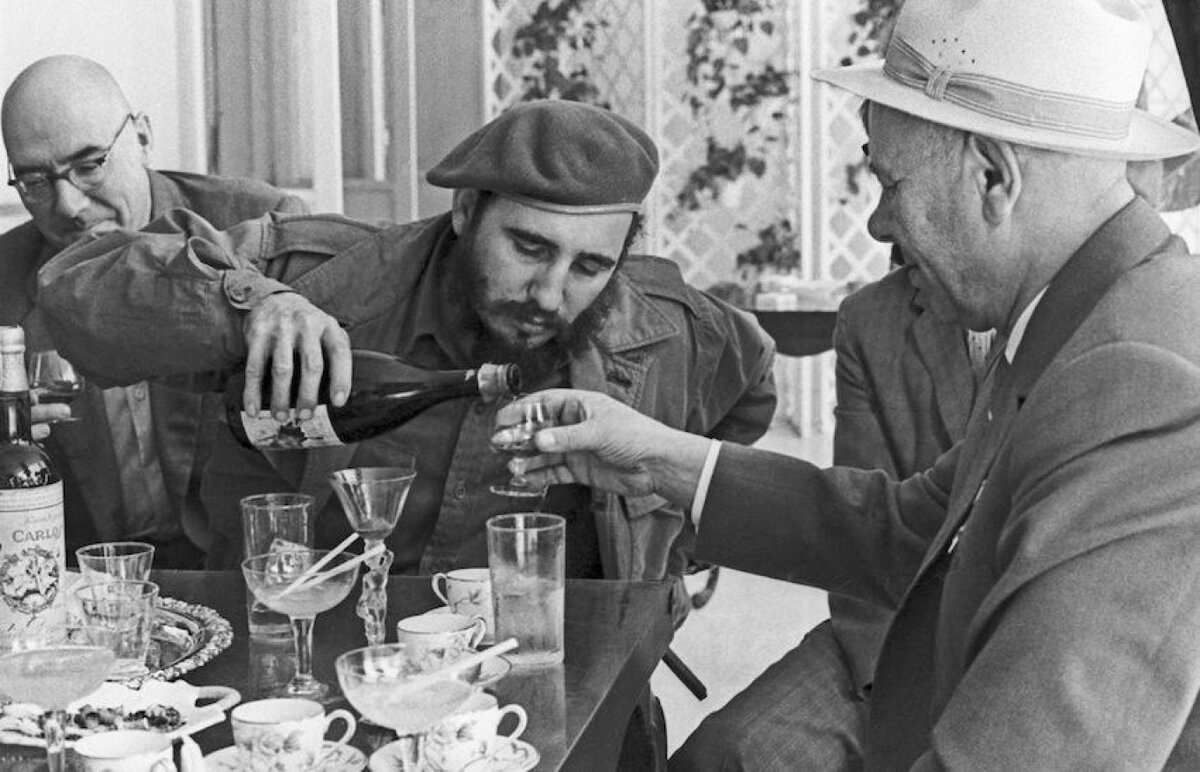 Фидель Кастро и Никита Хрущев в Абхазии