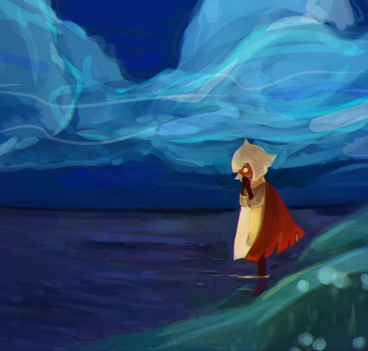 Её рисунок, в тему, как мне кажется) 