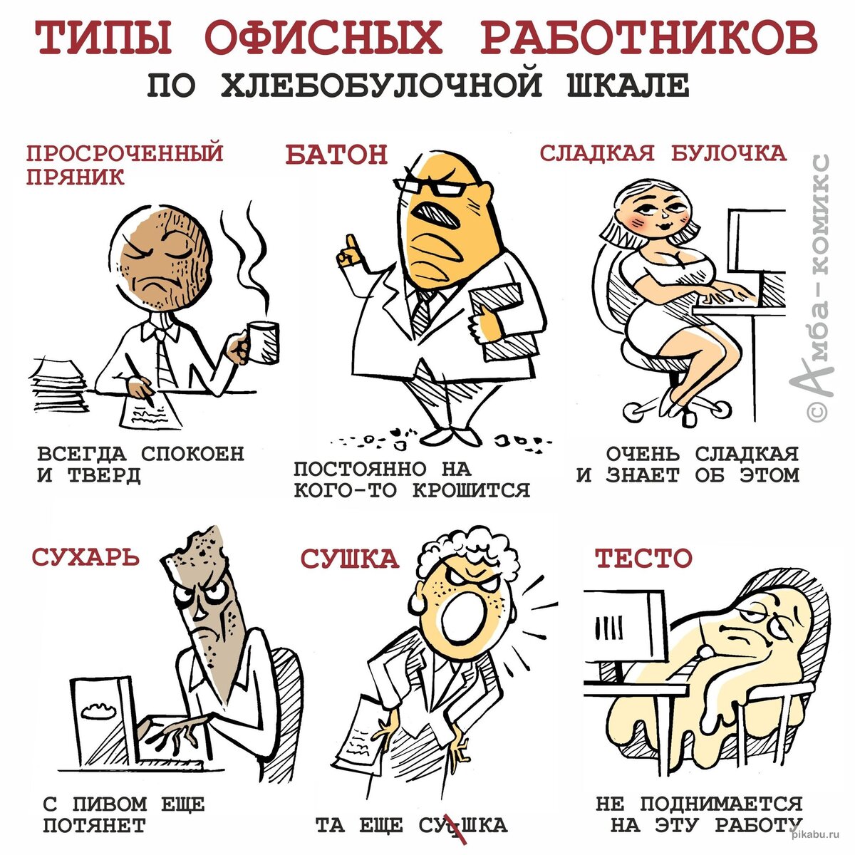 Комиксы про офисных работников