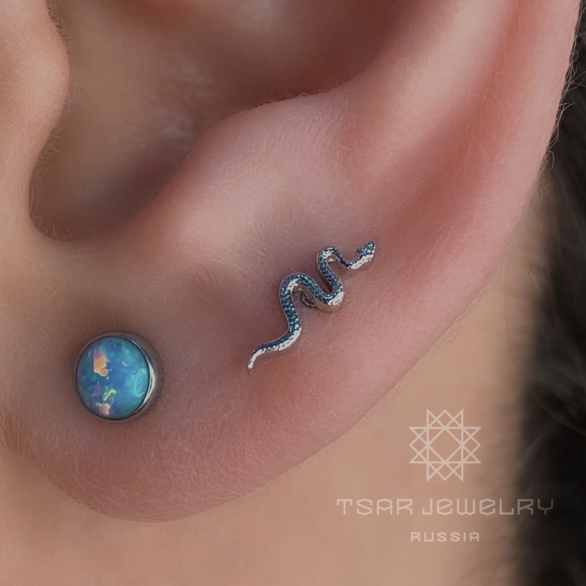 Змейка от TSAR из белого золота. Чудесная, великолепная! 