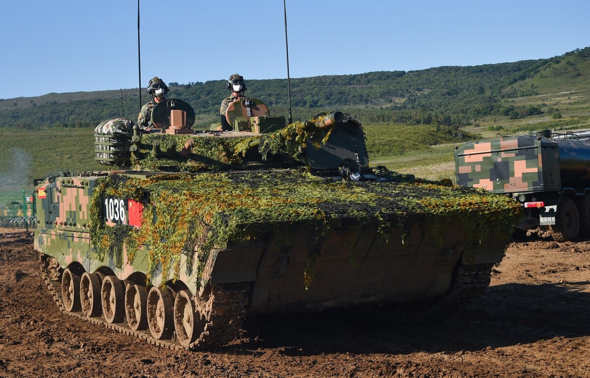    Военнослужащие армии КНР на учениях «Восток-2022» на полигоне Сергеевский / РИА Новости / Пресс-служба Минобороны РФ