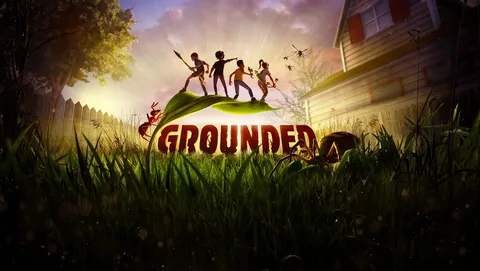 Grounded - это кооперативная игра про выживание, рассказывающая о группе детей, внезапно оказавшихся уменьшенными в десятки раз. В таком состоянии они попали на задний двор собственного дома, где им теперь предстоит выживать, отбиваясь от муравьев и пауков, которые не прочь закусить миниатюрными людьми. 