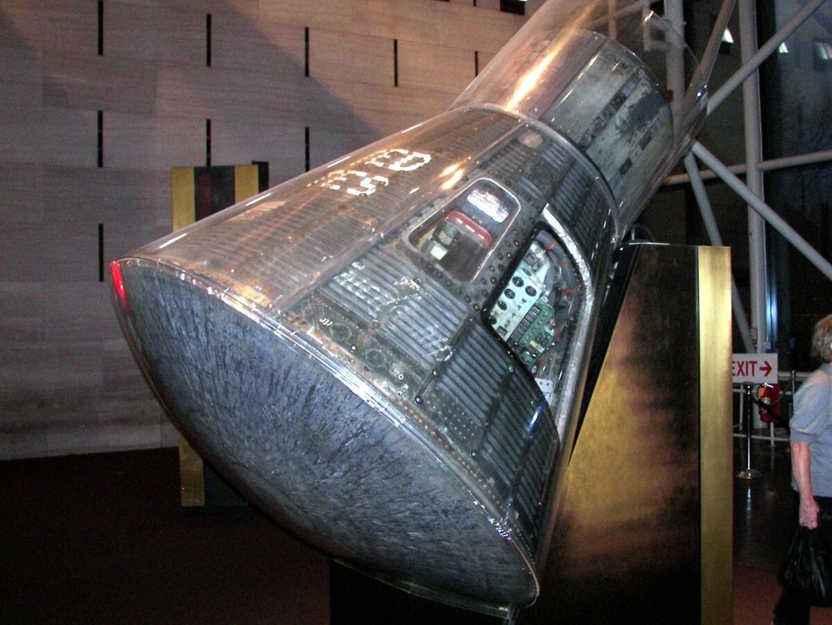 Корабль меркурий в музее