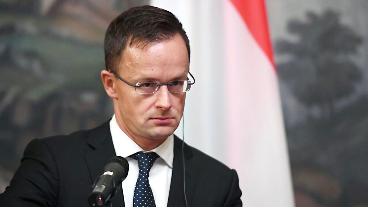    Глава МИД Венгрии Петер Сийярто© РИА Новости / Илья Питалев