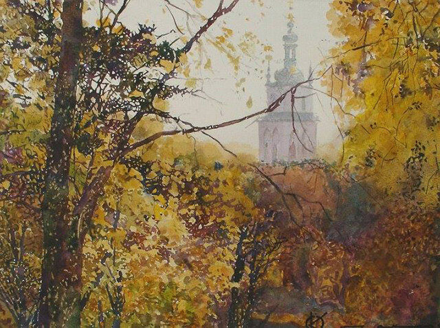 Акварель Олега Козака, изображение: © kozakoleg.blogspot.com