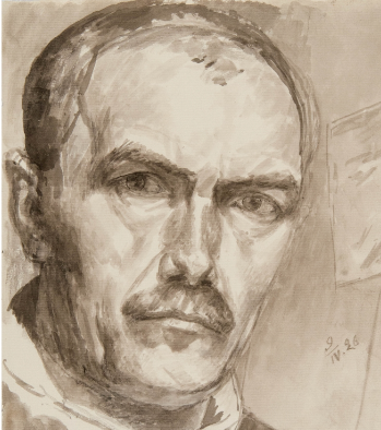 К.Петров-Водкин, "Автопортрет" (1927), Русский музей