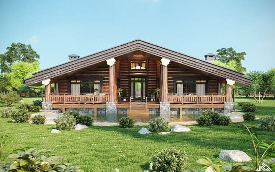 Если вы не планируете жить в доме постоянно, хотите, чтобы он выглядел нетривиально, и при этом стоил недорого, подумайте о шале.