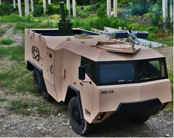 Грузинский 120-мм самоходный миномет GMM-120 (представлен в конце мая 2016 года).