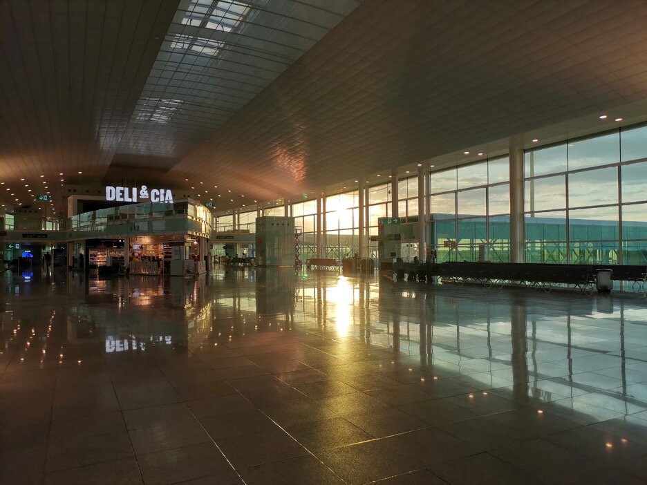 Архив автора. Аэропорт Барселоны.