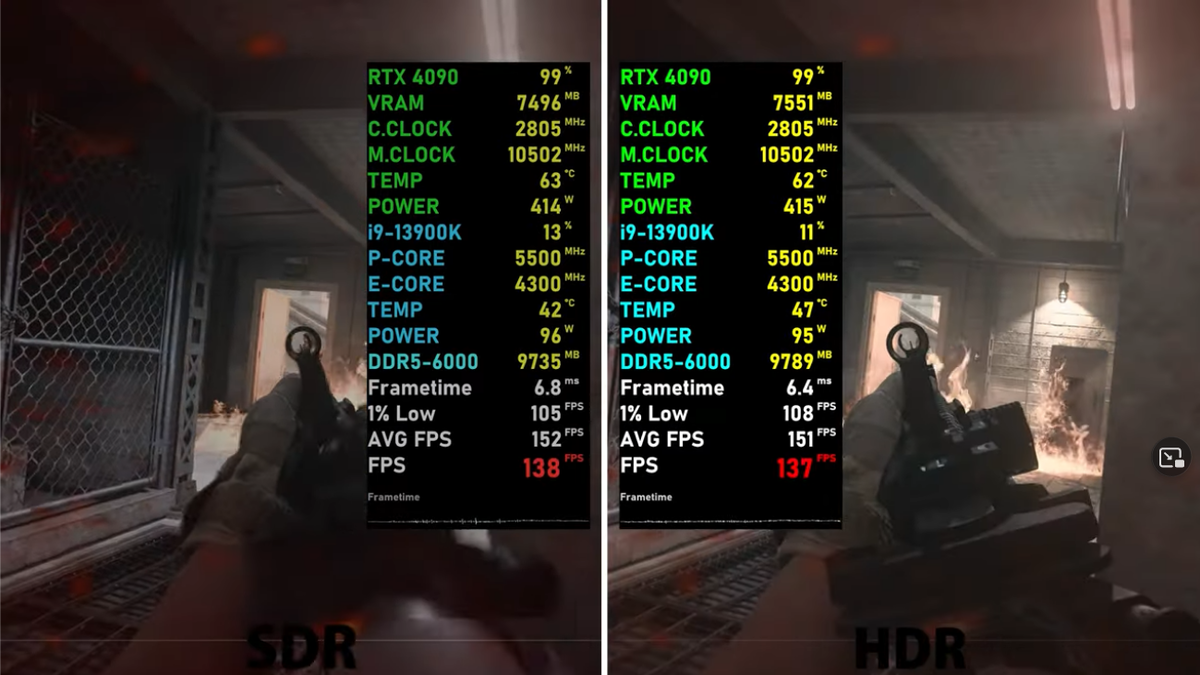 HDR против SDR - разница в FPS на RTX 4090. | Пояснительная Бригада! | Дзен