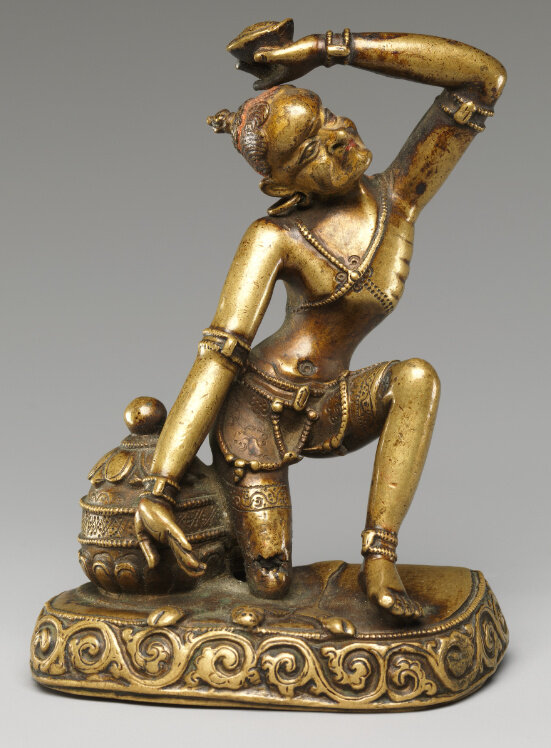 Капалапа. Тибет, XVII в. Метрополитен-музей (англ. The Metropolitan Museum of Art), Нью-Йорк. Учётный номер: 2004.81. Эл. ресурс URL: https://www.metmuseum.org/art/collection/search/72421