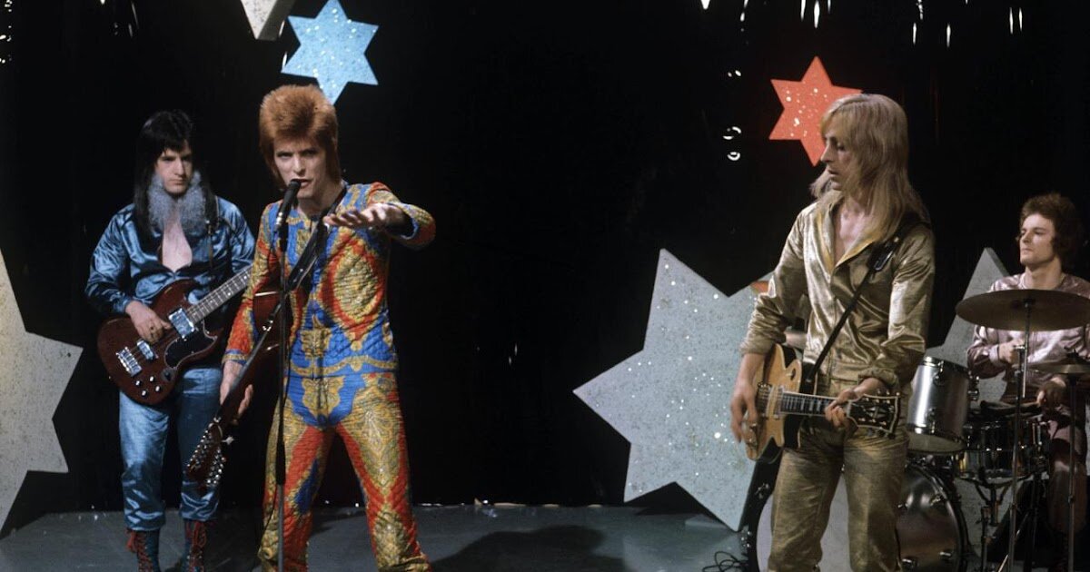 David Bowie's The Spiders from Mars with Trevor Bolder. Фото из открытых источников