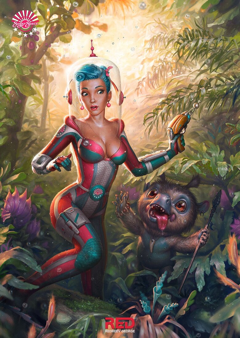 «Сахарный космос, Джунгли».