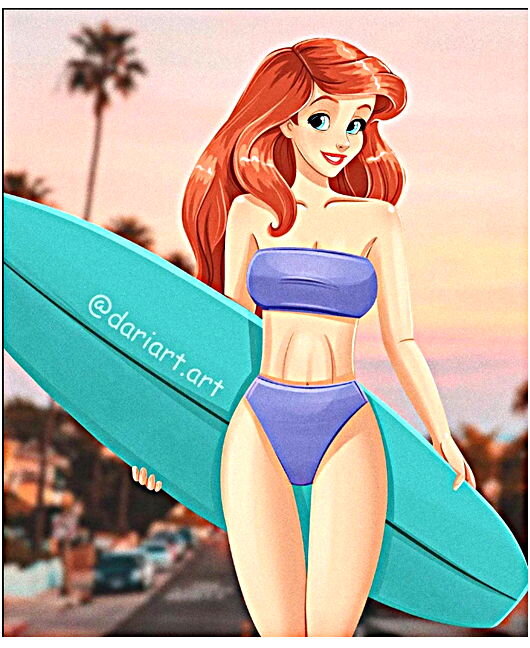 Листайте фото в галерее. Ариэль из мф "Русалочка"