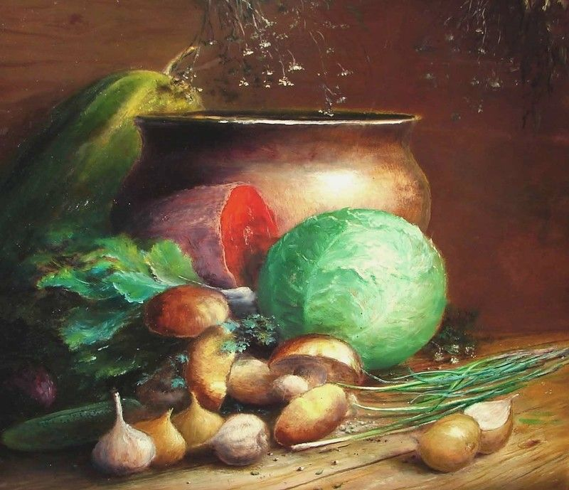 Художник Юрий Анискин. Натюрморт