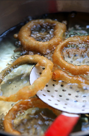 Луковые кольца во фритюре – пошаговый рецепт приготовления с фото