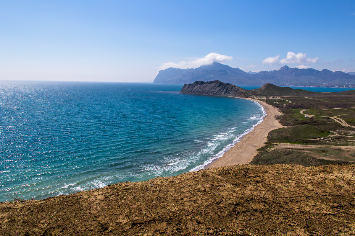 Пляж в коктебеле фото