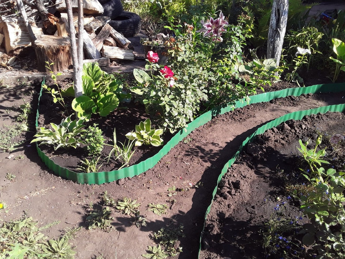 И зафигачили модный и криволинейный "ландшафтный дизайн"!