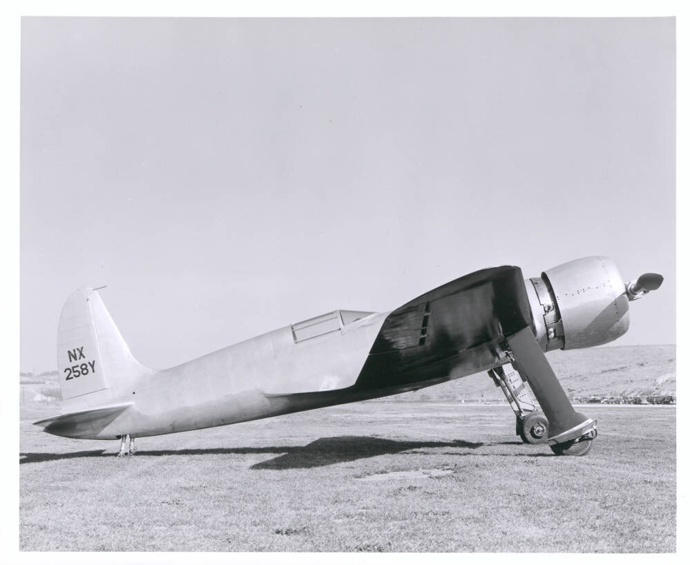 Hughes H-1 Racer. Вид сбоку. Фото: UNLV Digital Collections