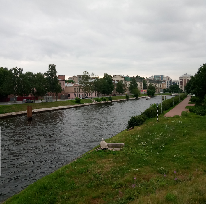 Река Ждановка. Примерно здесь и была эта слобода.  