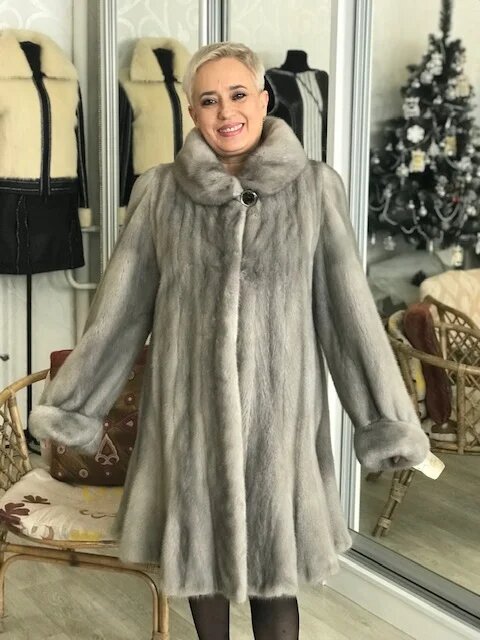 Полная переделка пальто из меха норки. Ателье Ирины Берзиной.