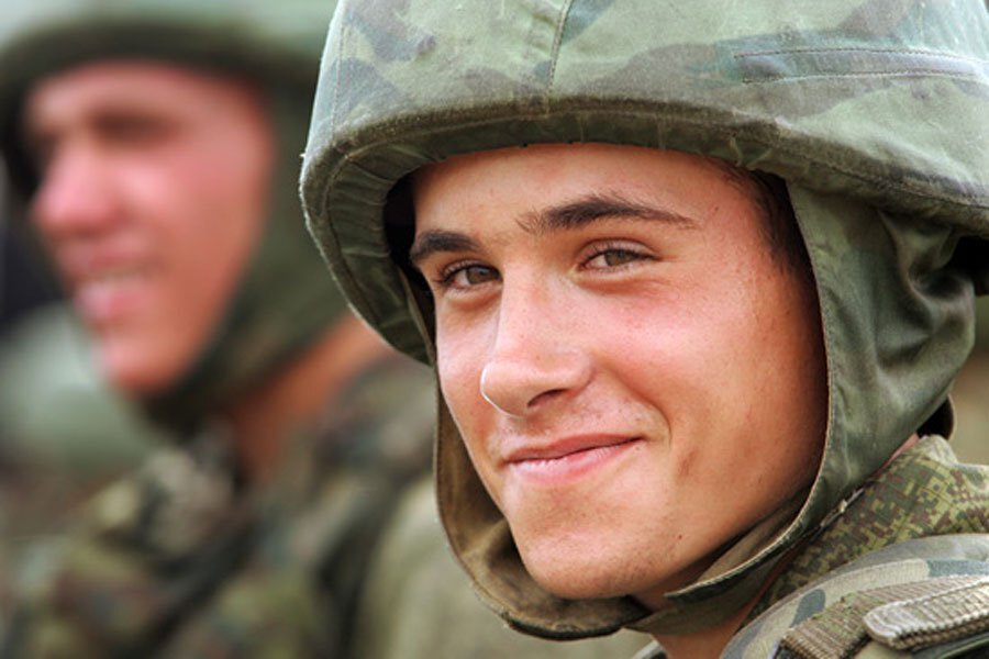 Русский боец всем образец