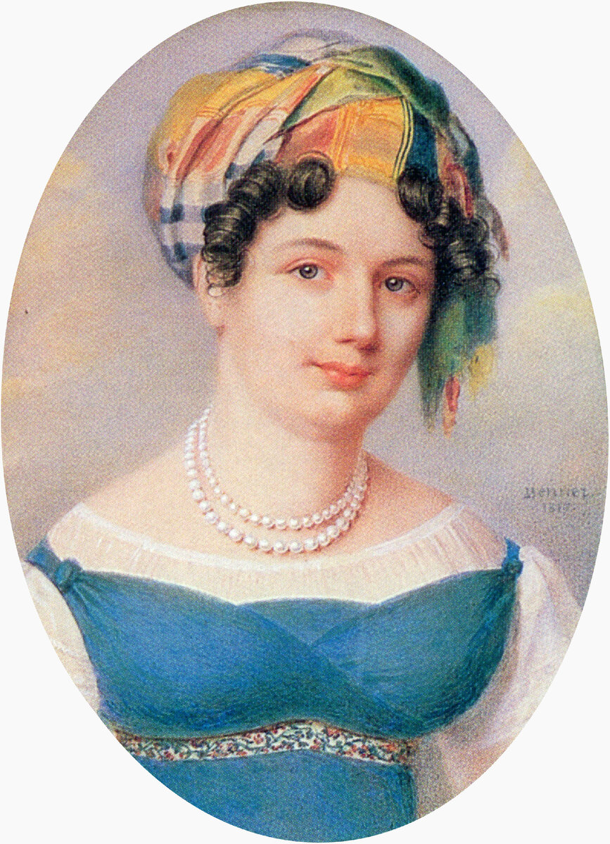 Жан-Анри Беннер. "Екатерина Карамзина", 1817 год