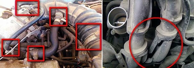 Подсос воздуха во впускной коллектор