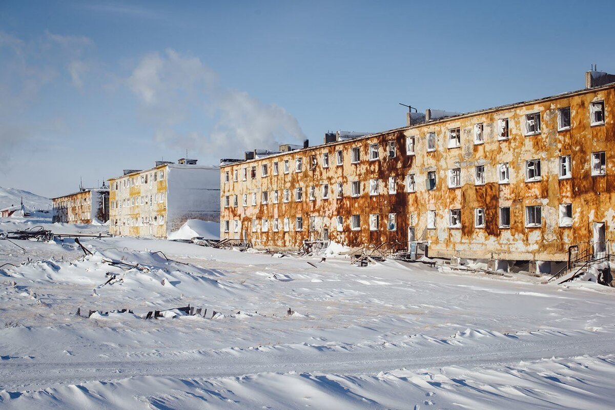 Тундра поселок Тикси