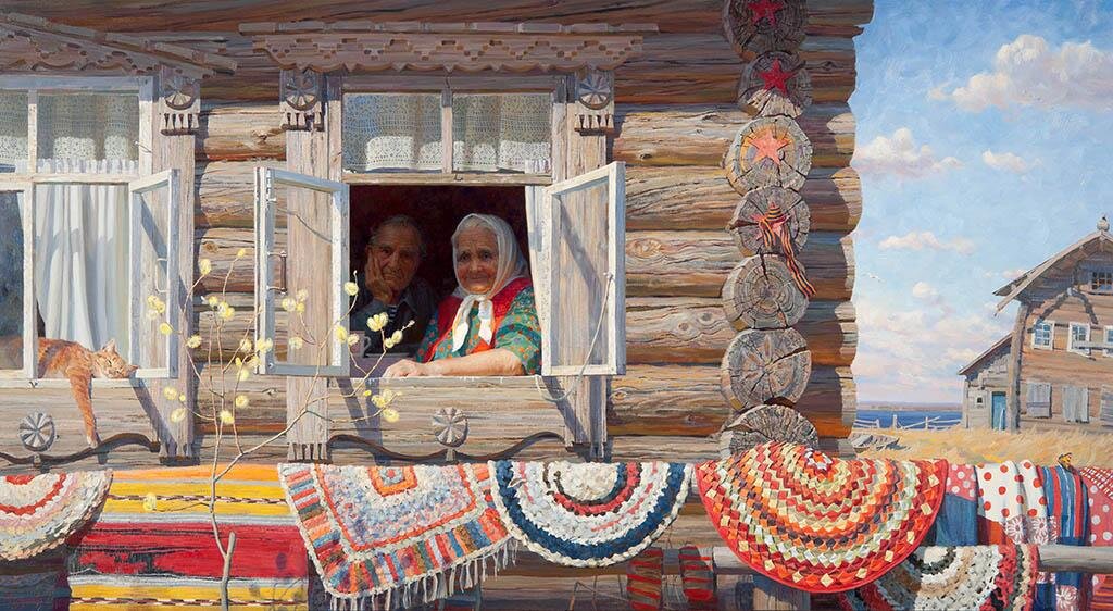 "Весна. Дождались" художник Татьяна Юшманова 