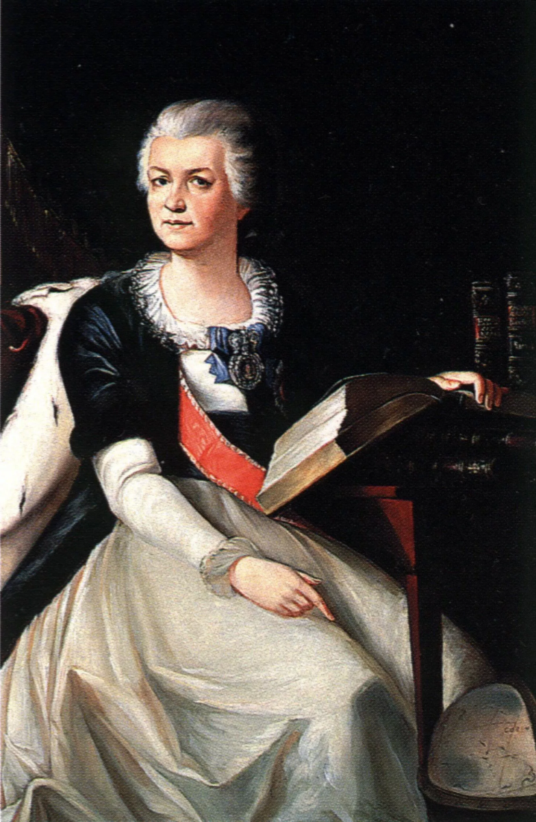 Неизвестный художник. Портрет Екатерины Романовны Дашковой.