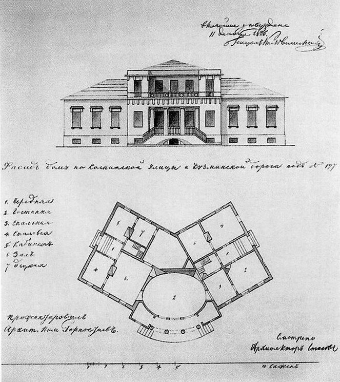Проект дома пушкин