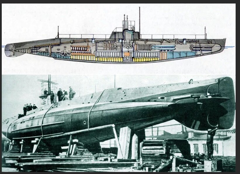 Виде ii. Подводная лодка американский Голланд. Подводные лодки проекта 602 «американский Голланд». Тип 