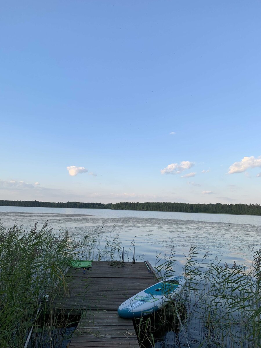 Чистое и прохладное озеро Сайма