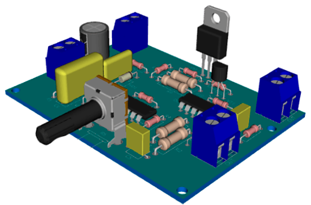 Симисторный регулятор для активной/индуктивной нагрузки на ...