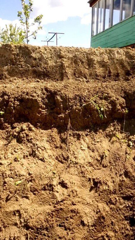 глубина ямы 2 метра